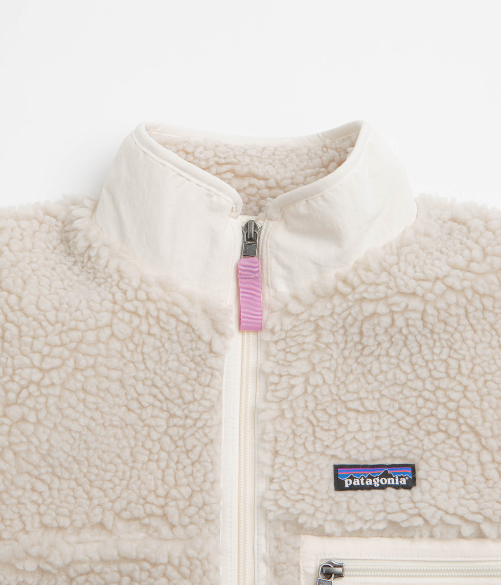 Patagonia Womens Classic Retro-X Jacket - Natural / Light Violet