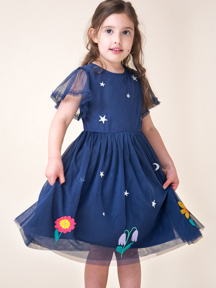 Penny Applique Party Dress