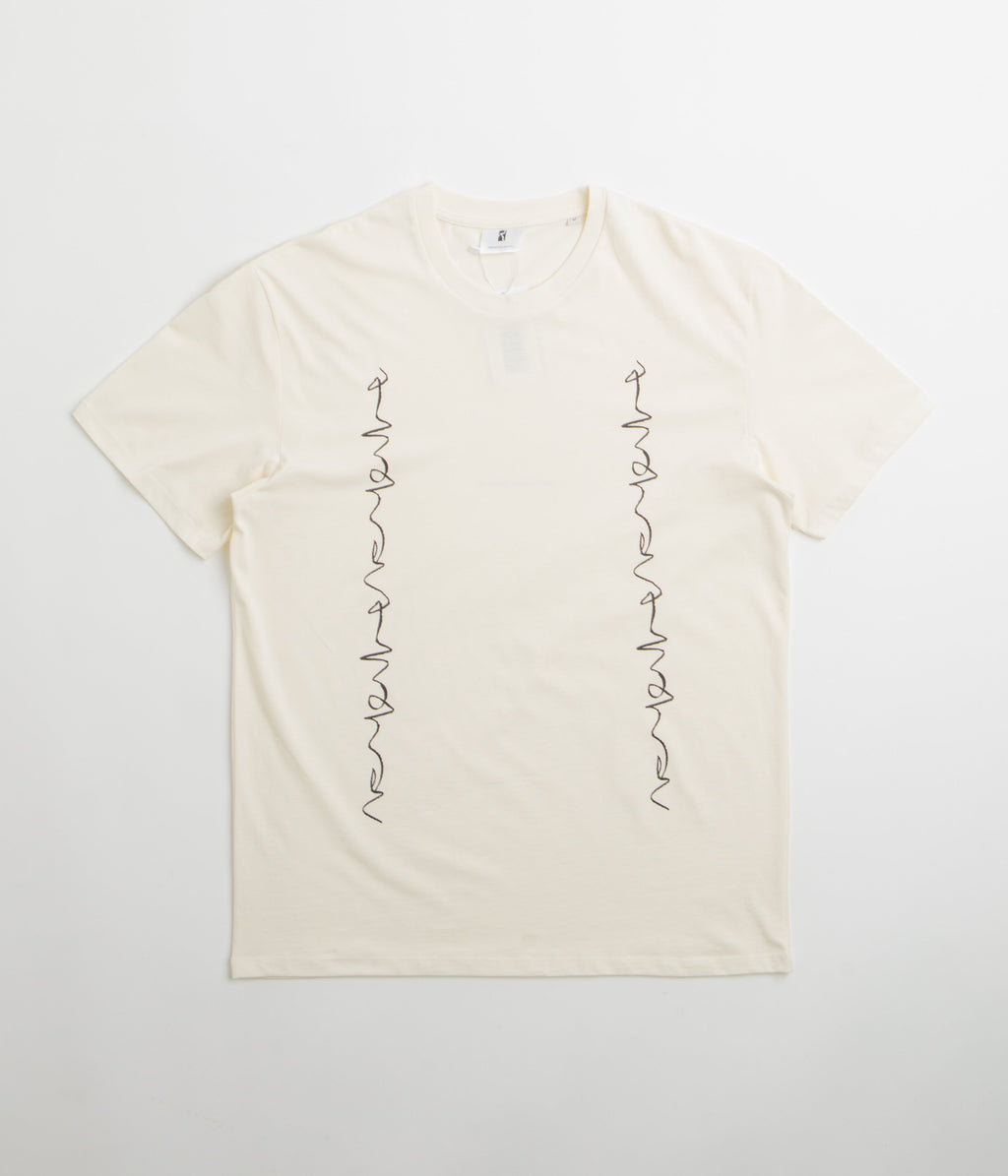Poetic Collective Crayon Chain T-Shirt - Ivory