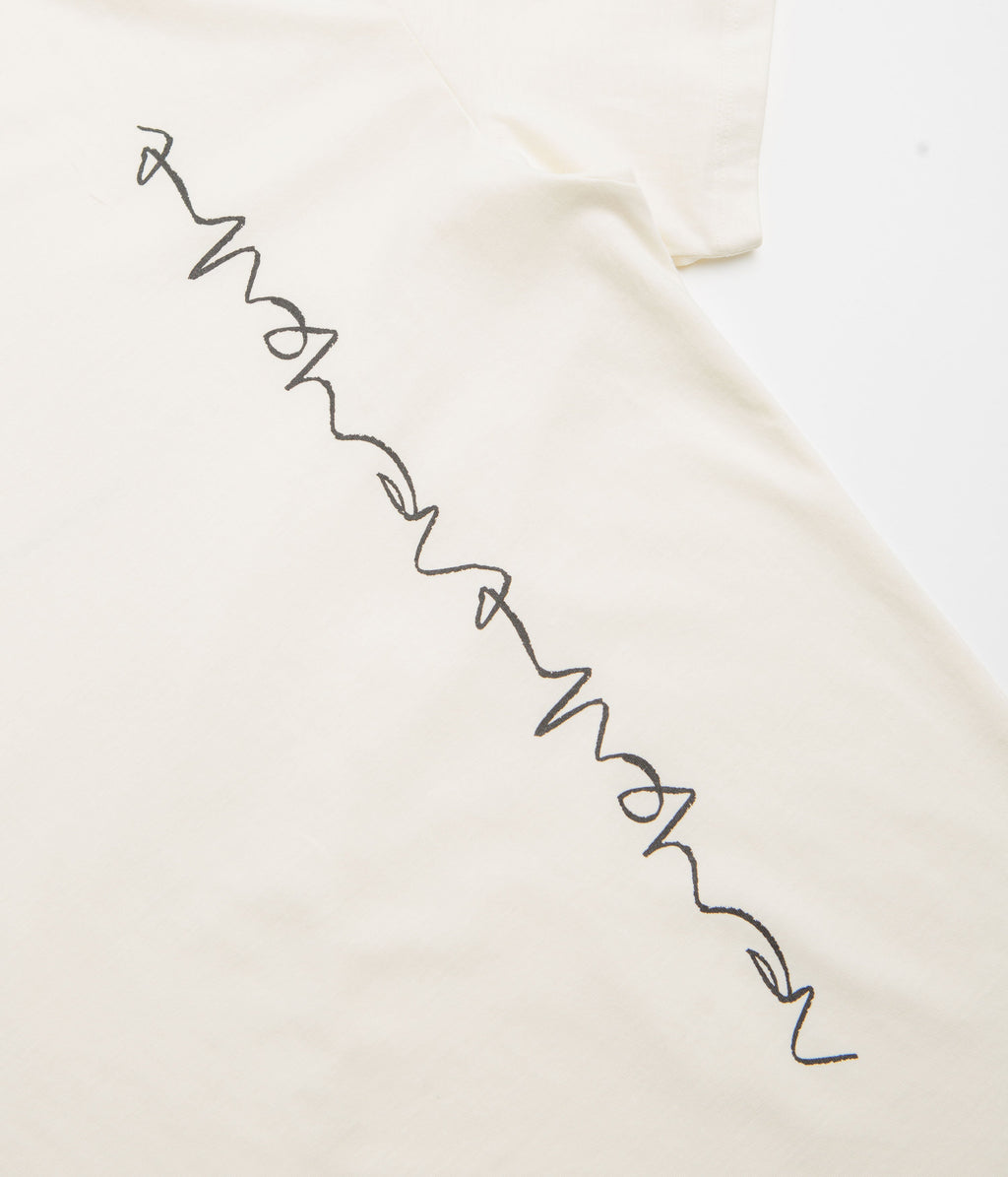 Poetic Collective Crayon Chain T-Shirt - Ivory