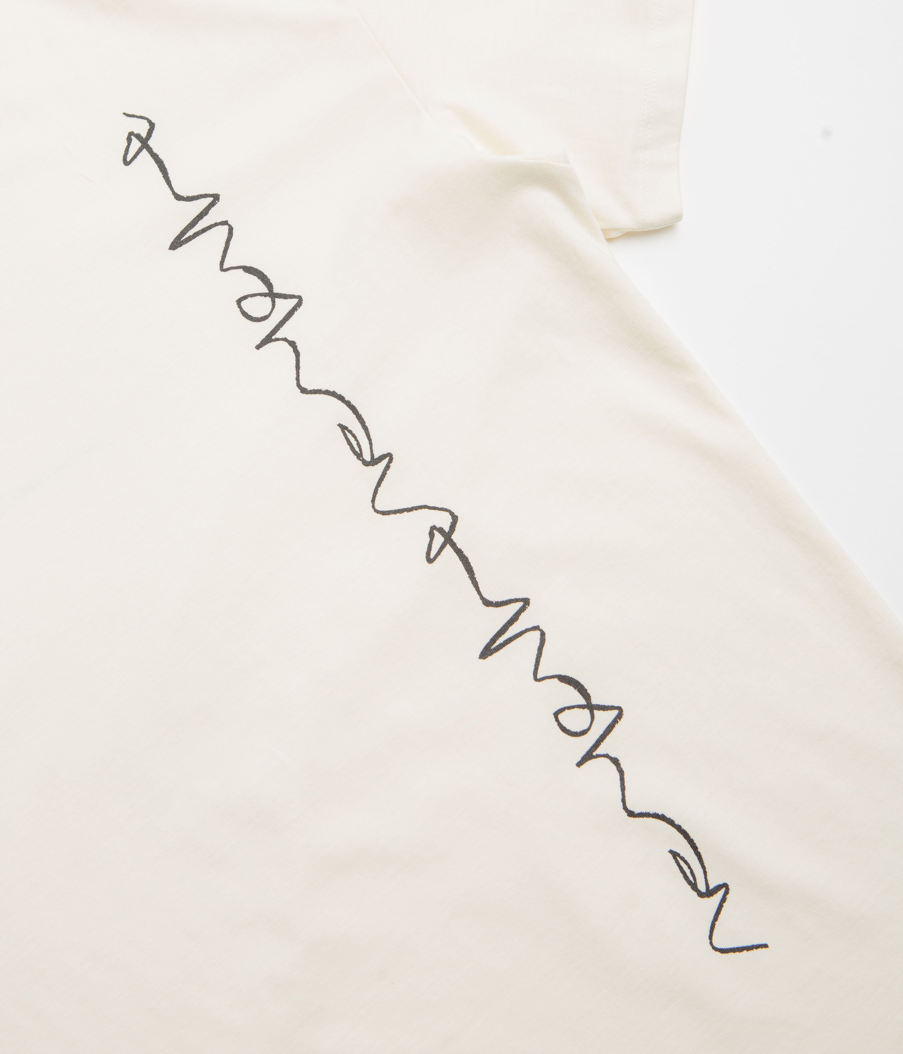 Poetic Collective Crayon Chain T-Shirt - Ivory