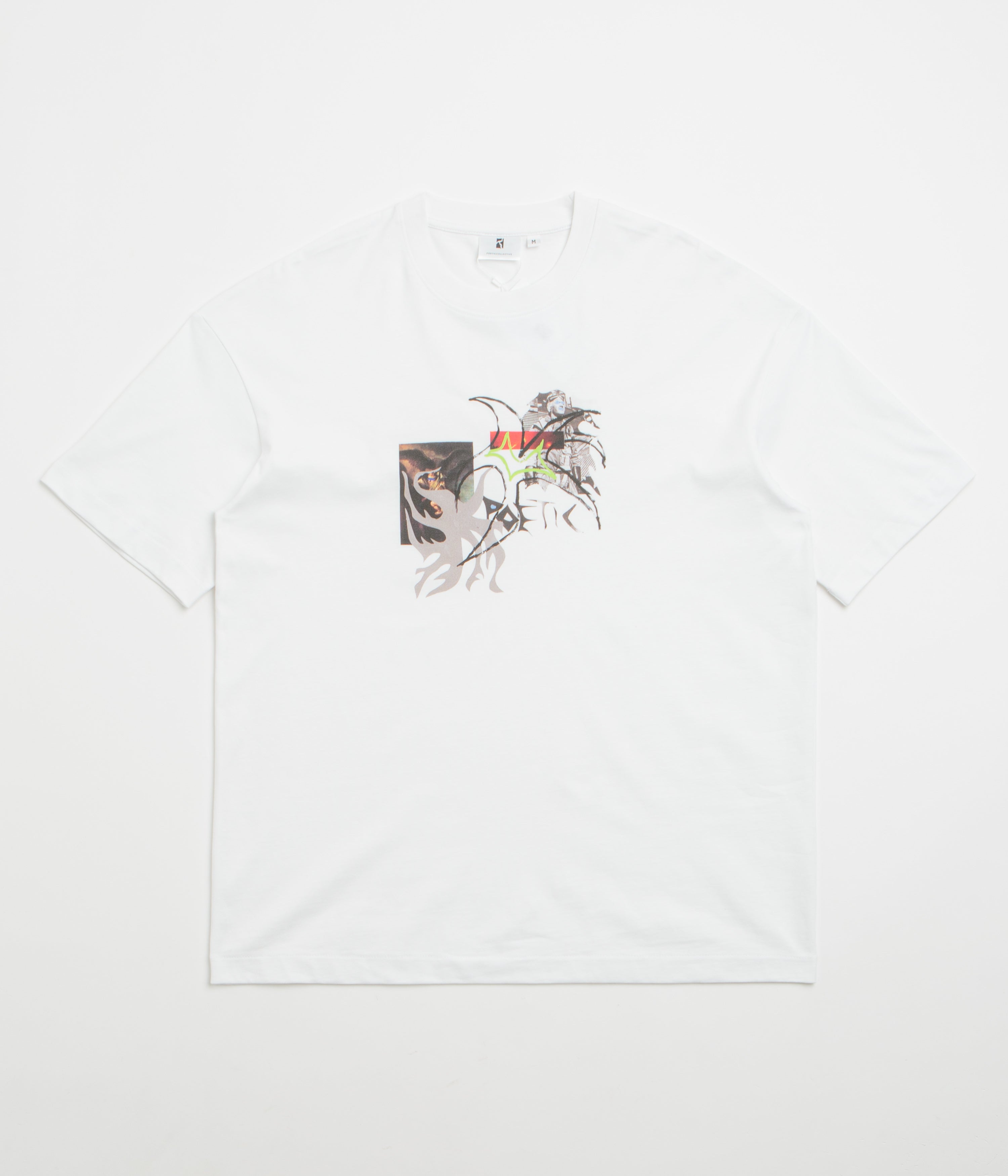 Poetic Collective Eagle Collage T-Shirt - White