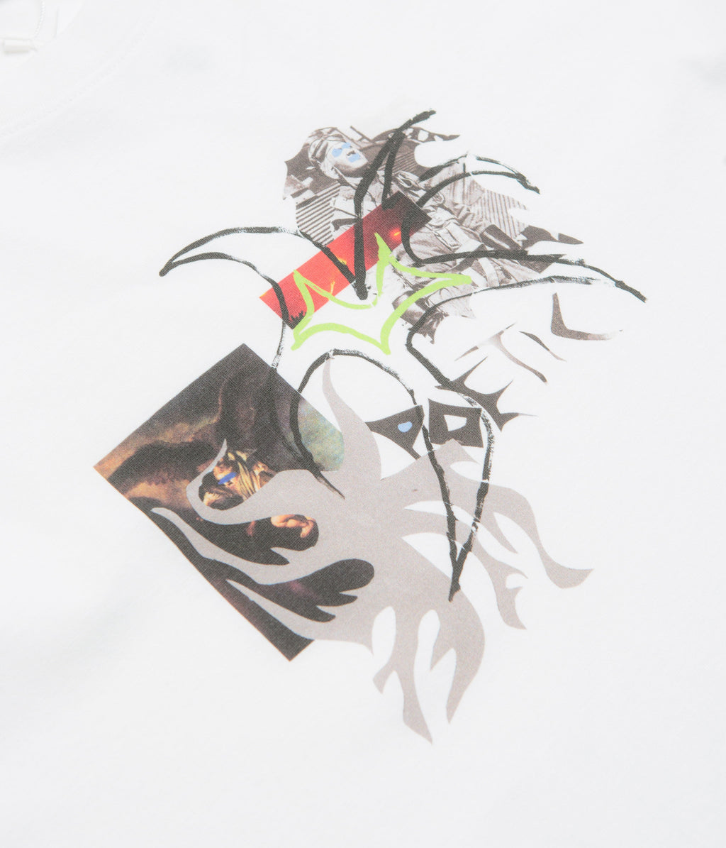 Poetic Collective Eagle Collage T-Shirt - White
