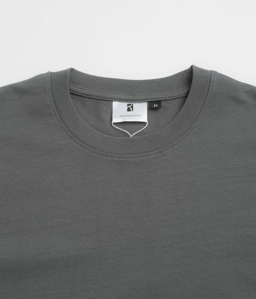 Poetic Collective Star T-Shirt - Iron Grey