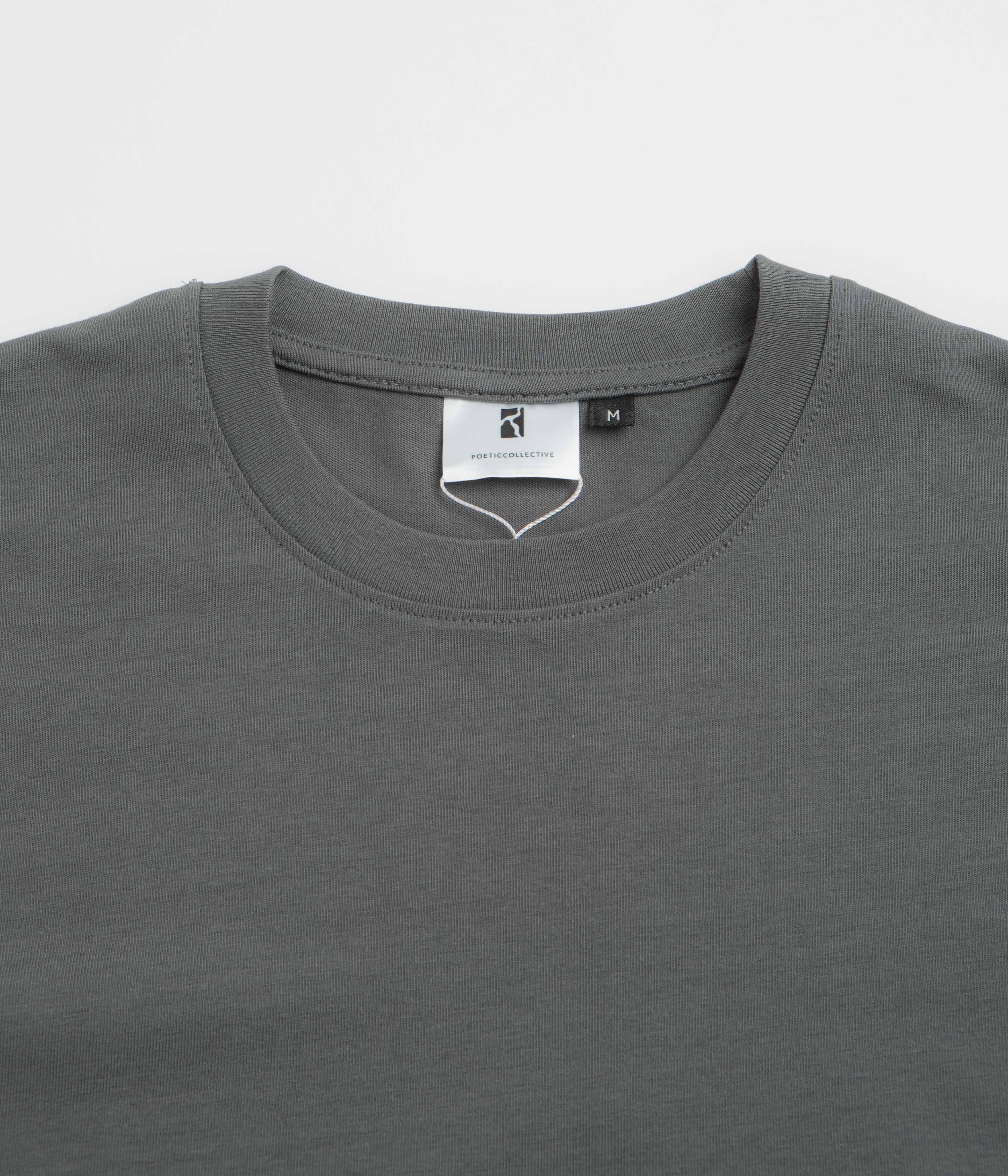 Poetic Collective Star T-Shirt - Iron Grey