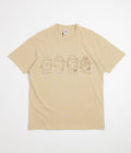 Polar 8 Heads Contrast T-Shirt - Sand / Brown