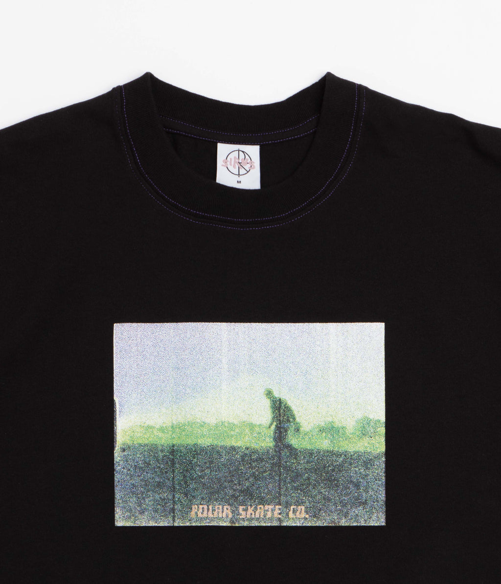 Polar Beach Walk Contrast T-Shirt - Black / Purple