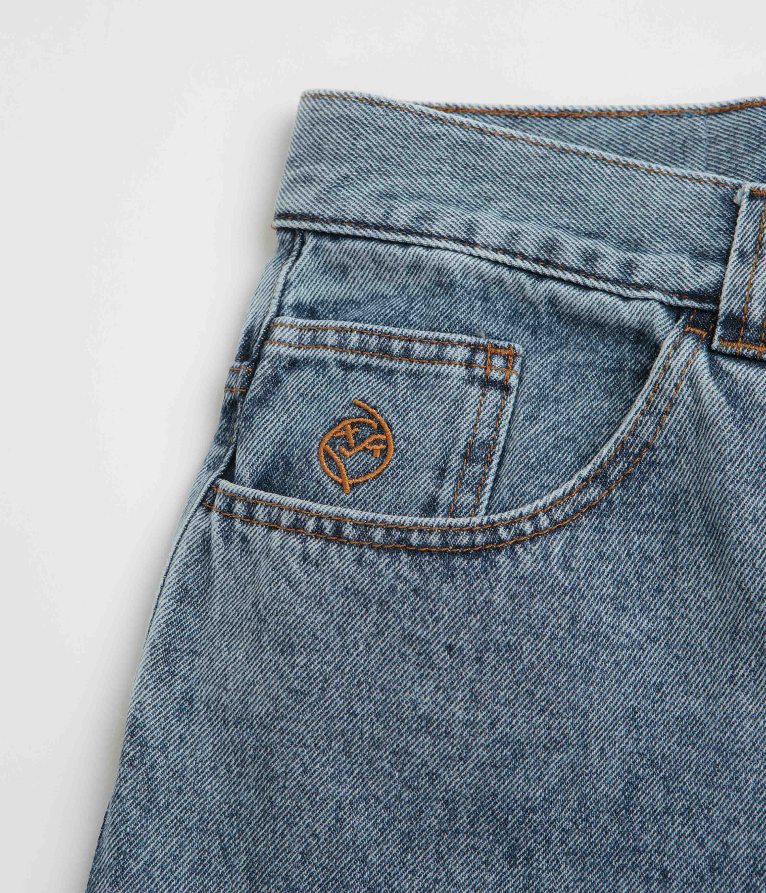 Polar Big Boy Jeans - Heavy Washed Blue