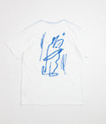 Polar Doodle Contrast T-Shirt - White / Ultramarine