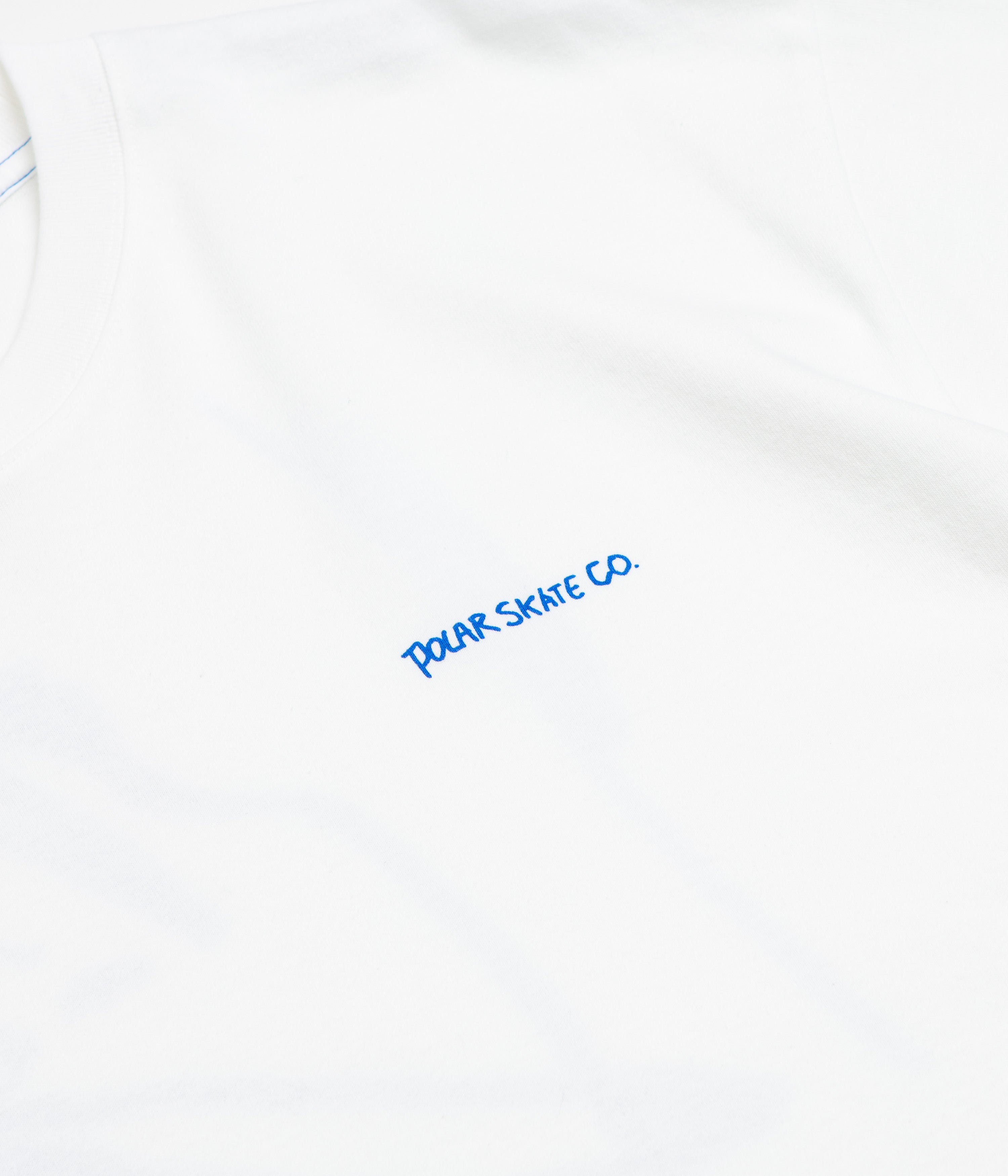 Polar Doodle Contrast T-Shirt - White / Ultramarine