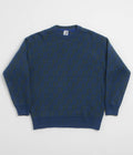 Polar P Pattern George Sweatshirt - Blue / Green