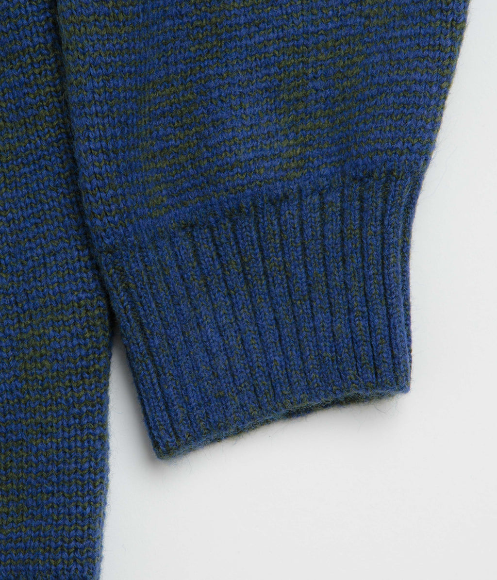 Polar P Pattern George Sweatshirt - Blue / Green