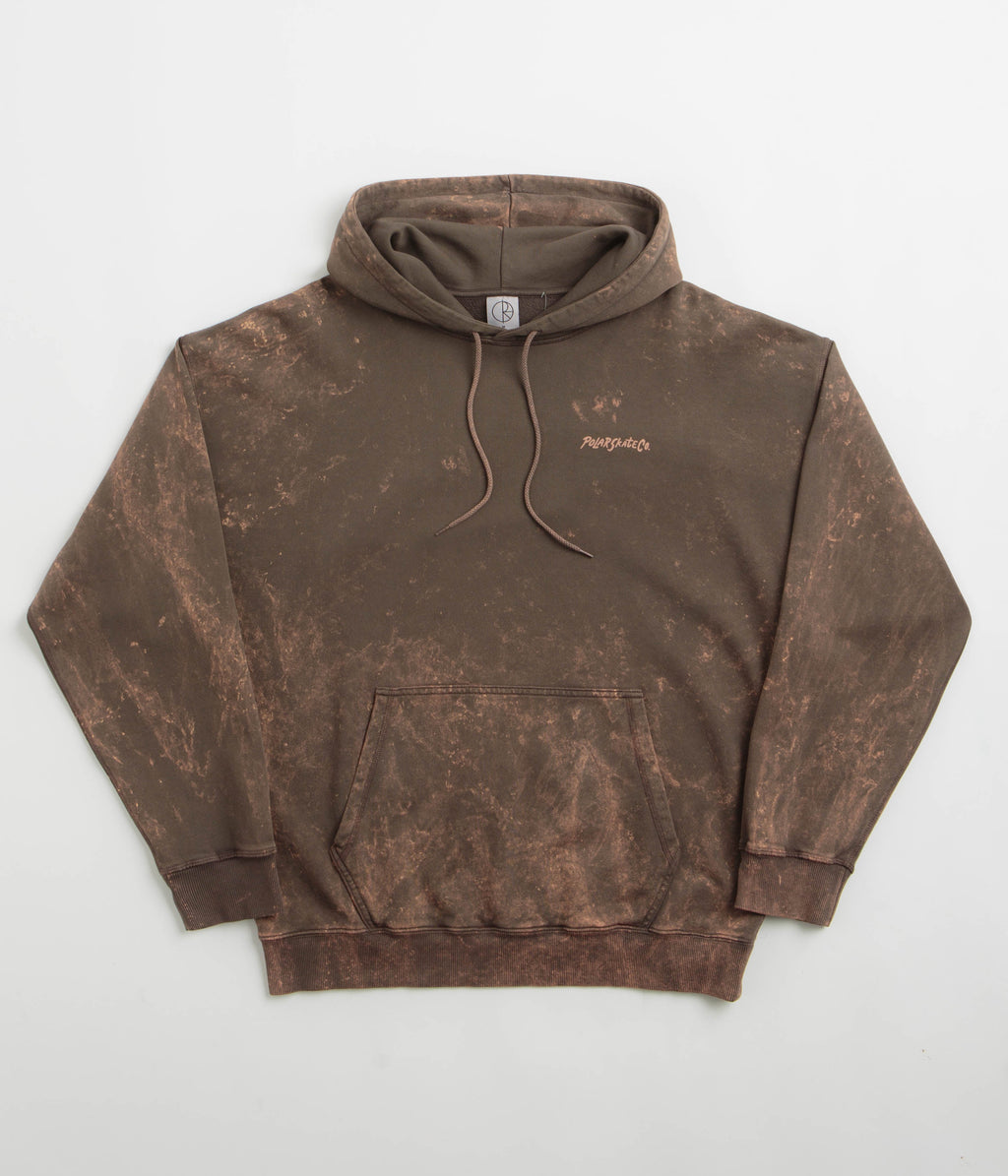 Polar Surf Logo Acid Frank Hoodie - Brown
