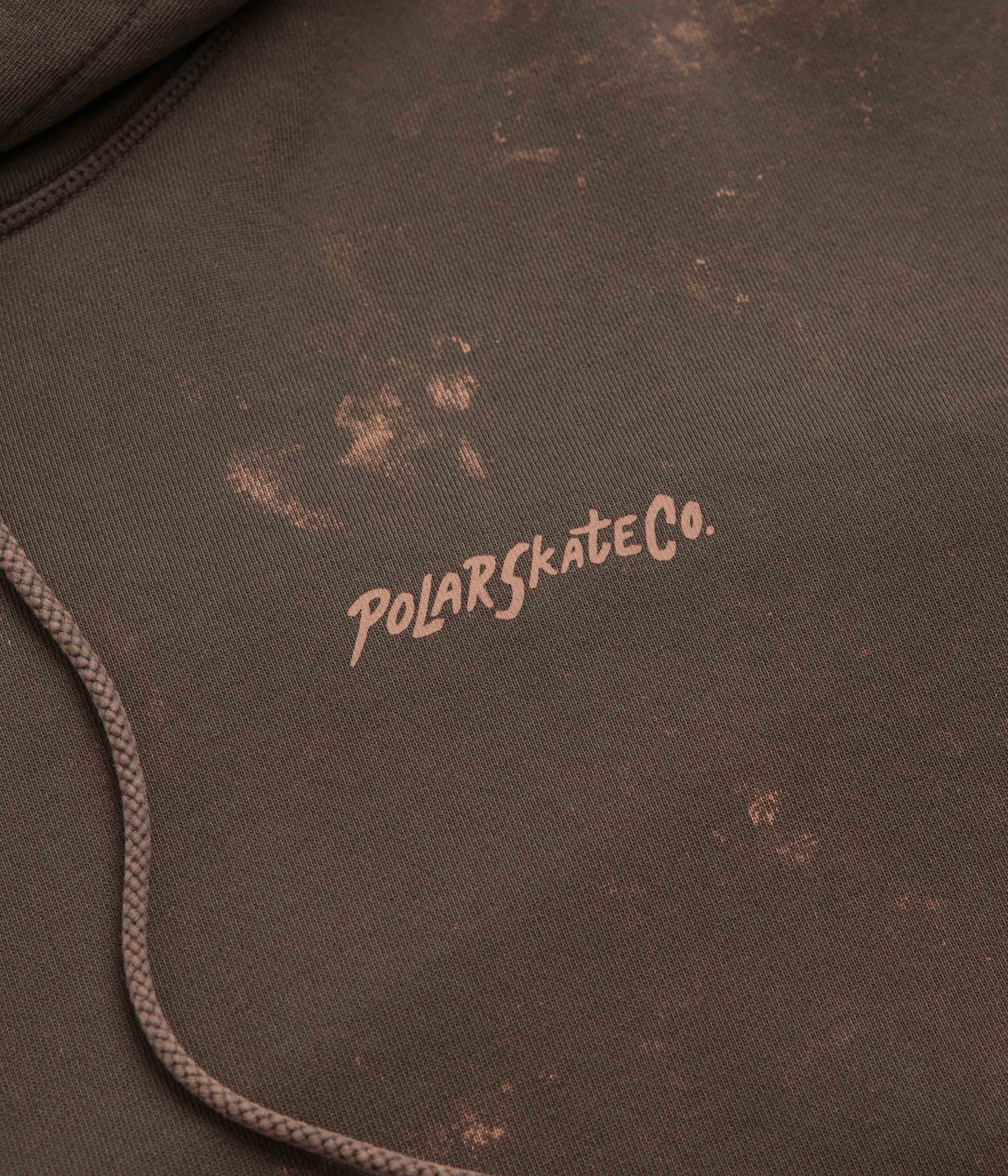Polar Surf Logo Acid Frank Hoodie - Brown
