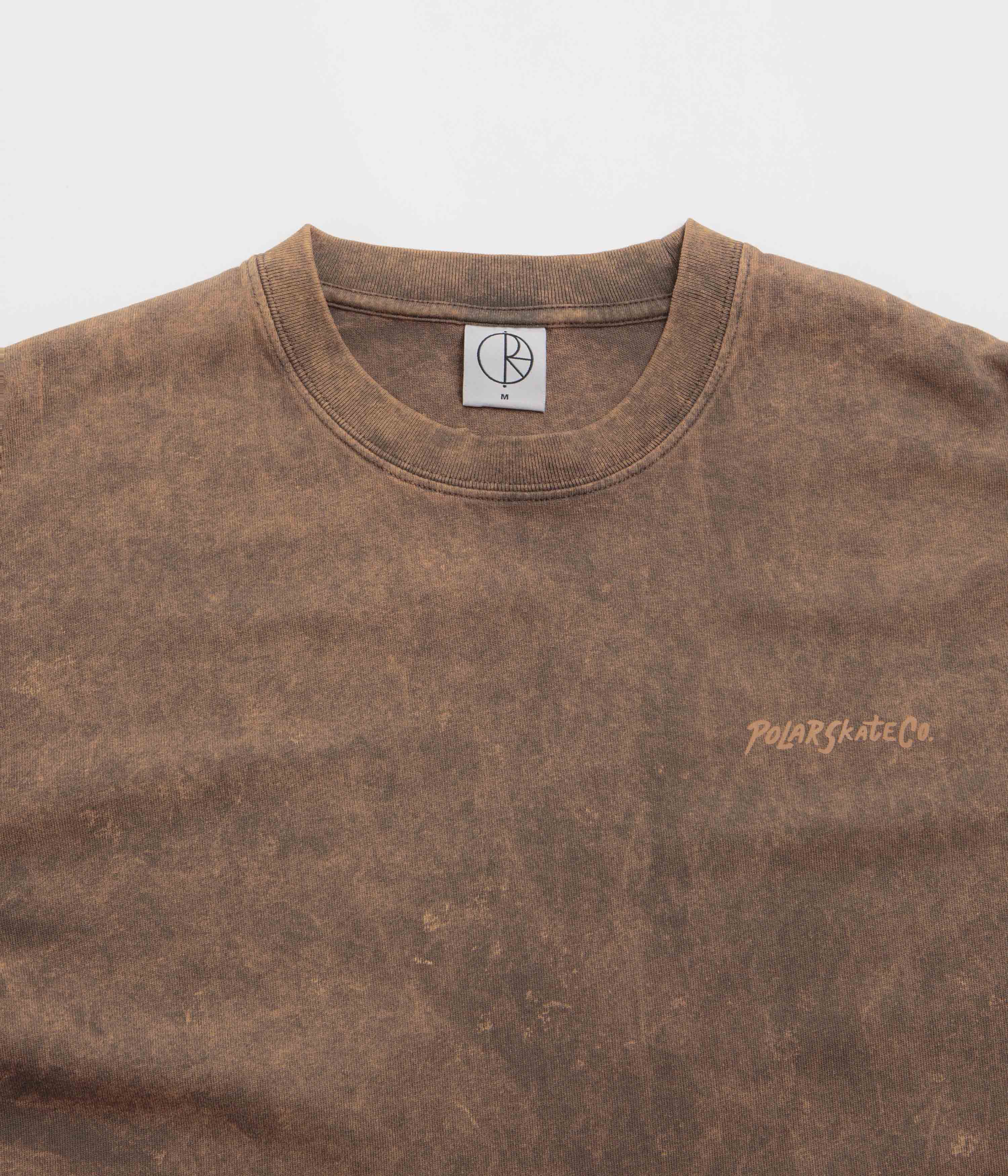 Polar Surf Logo Acid T-Shirt - Brown