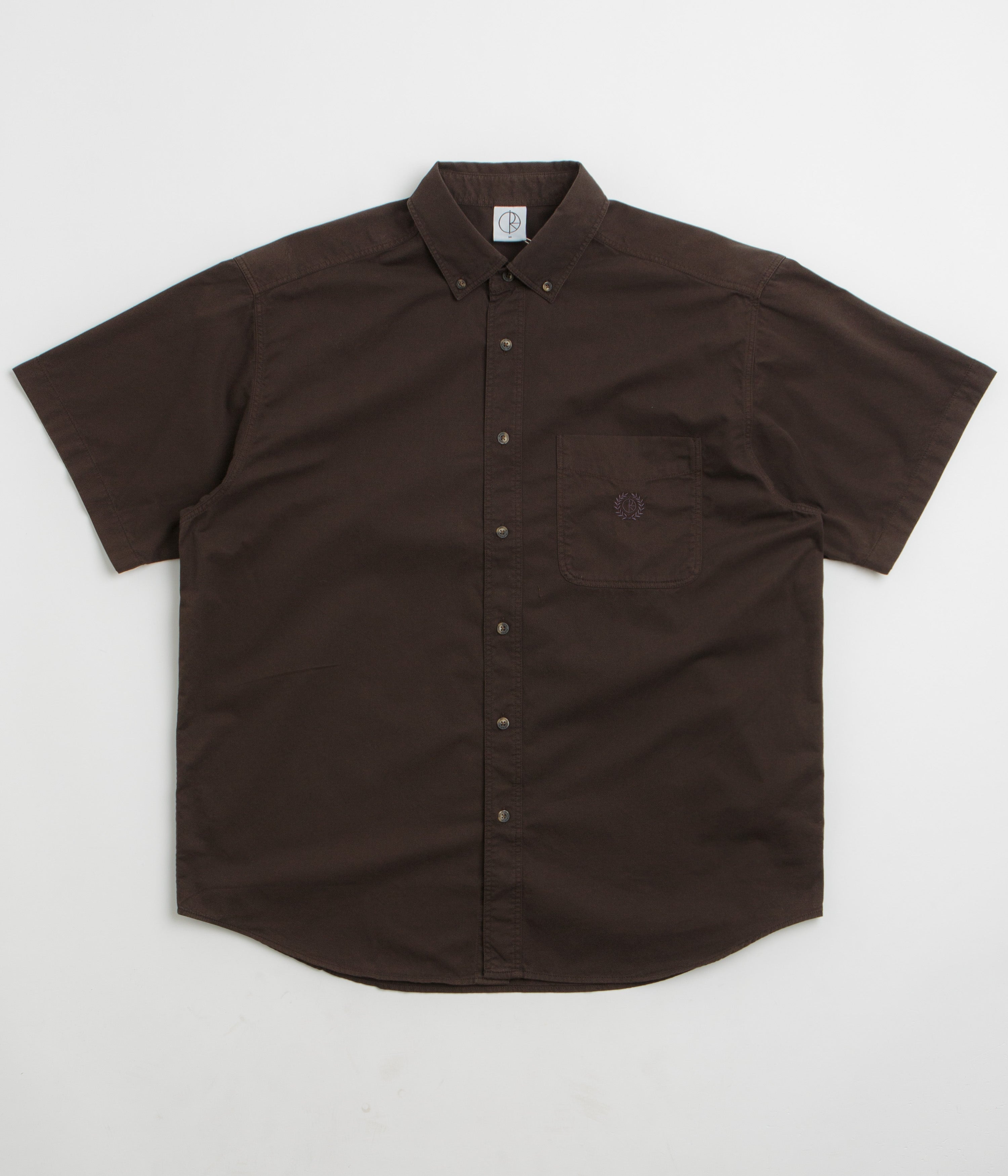 Polar Ted Short Sleeve Shirt - Chocolate
