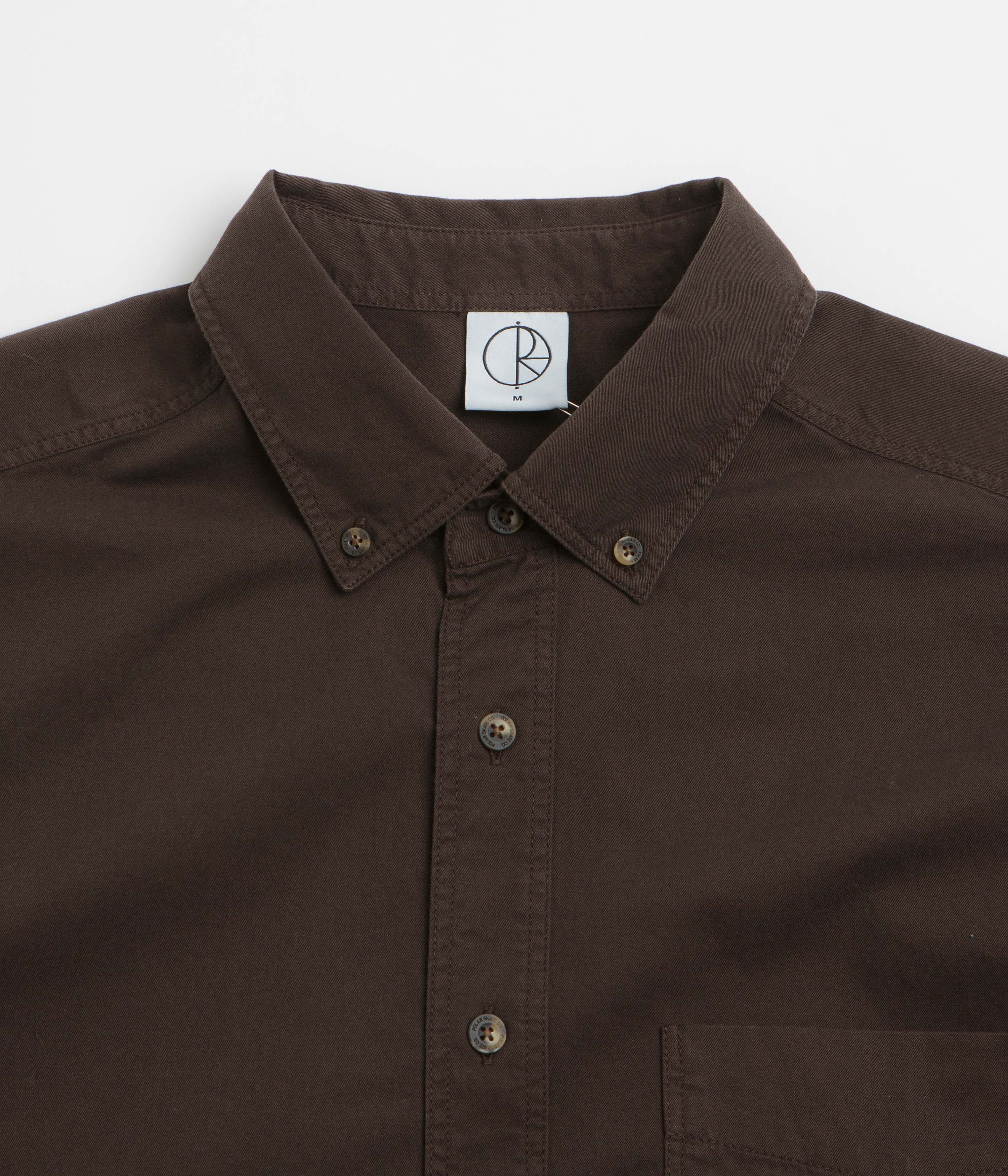 Polar Ted Short Sleeve Shirt - Chocolate