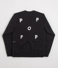 Pop Trading Company Logo Crewneck Sweatshirt - Black / White