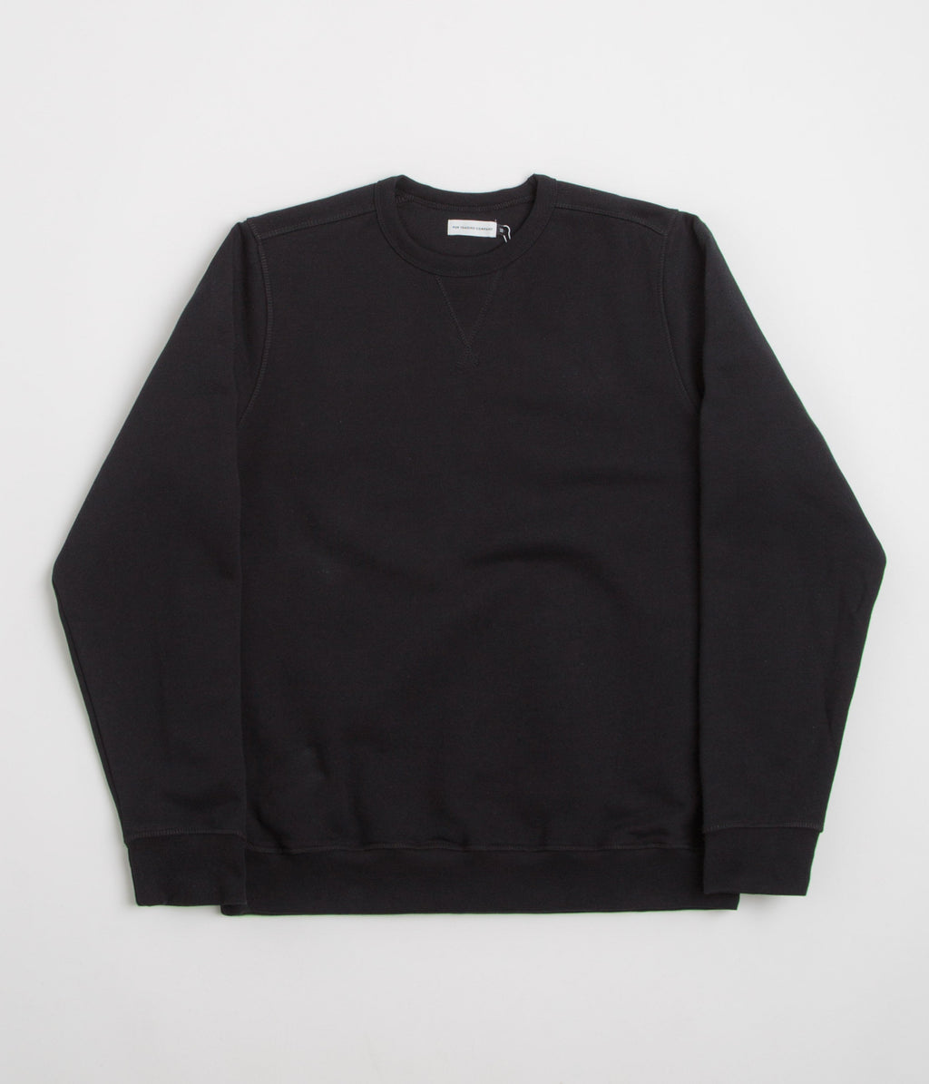 Pop Trading Company Logo Crewneck Sweatshirt - Black / White