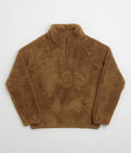 Pop Trading Company Polar 1/2 Zip Fleece Sweatshirt - Bison