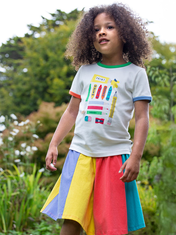 Rainbow Jersey Skirt