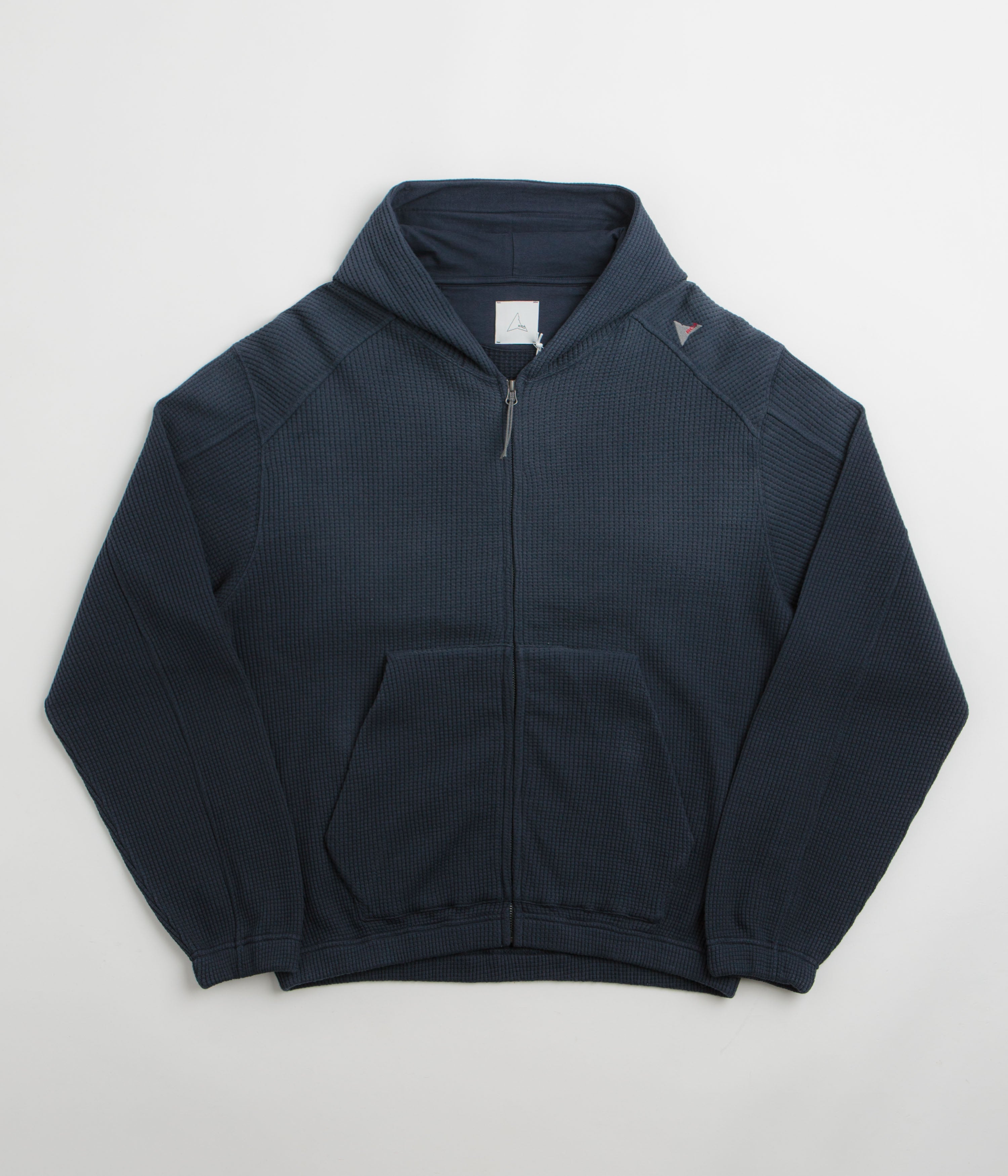 ROA Bee Sun Faded Zip Up Hoodie - Navy