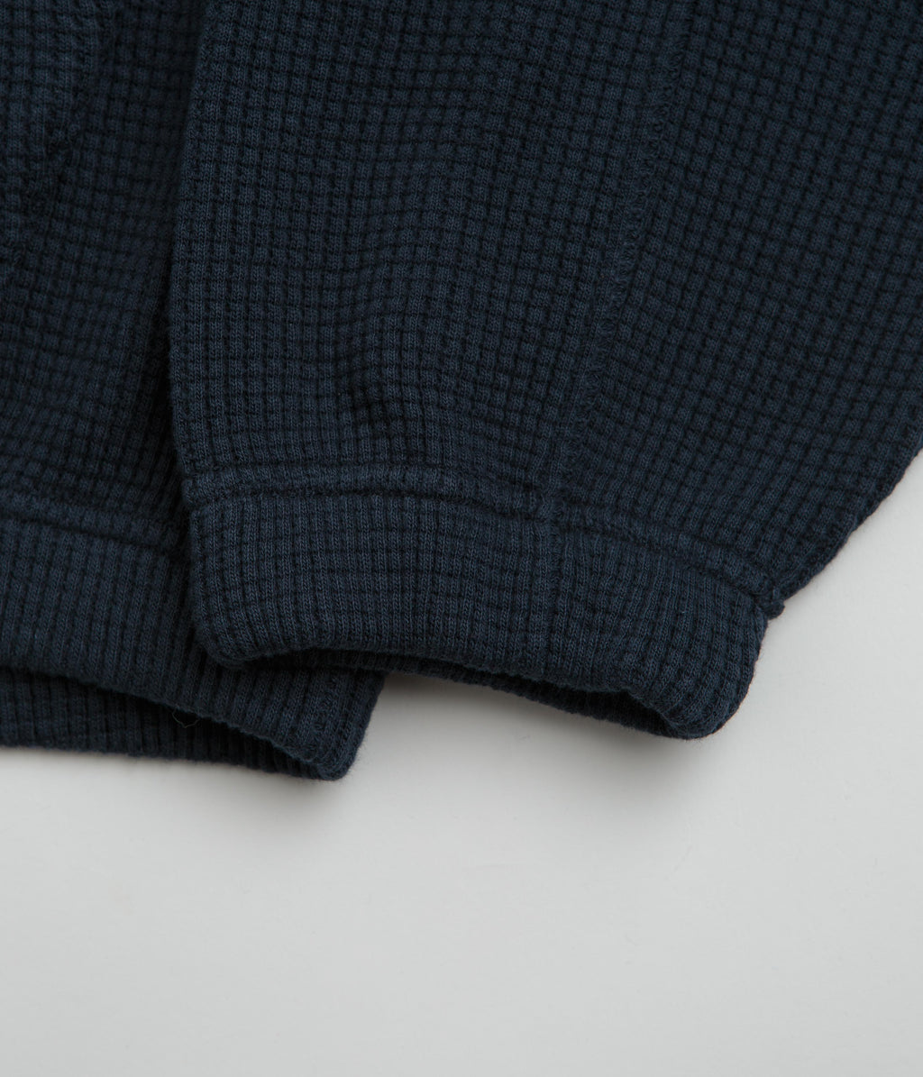 ROA Bee Sun Faded Zip Up Hoodie - Navy