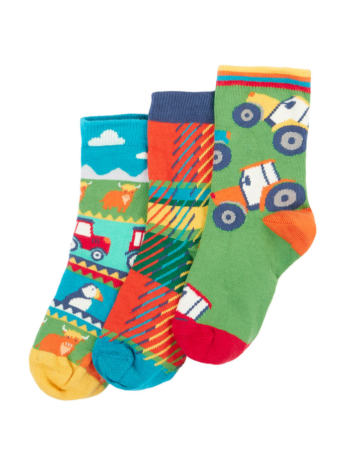 Tractor Tartan Multipack / UK 3-6