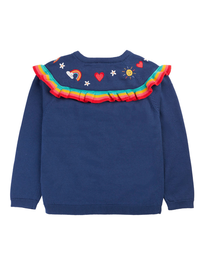 Romi Ruffle Cardigan