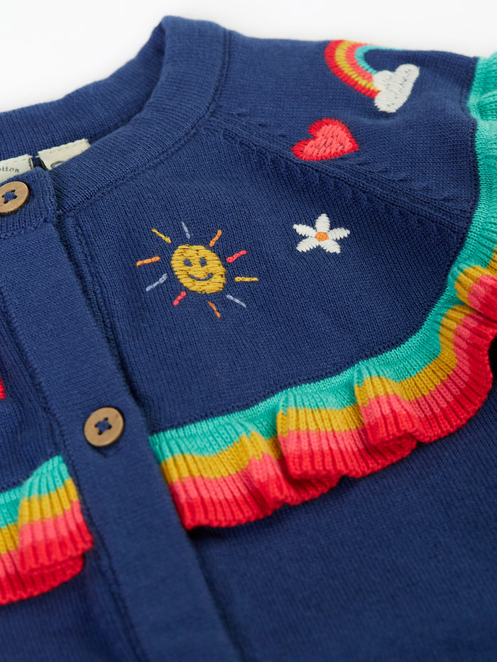 Romi Ruffle Cardigan