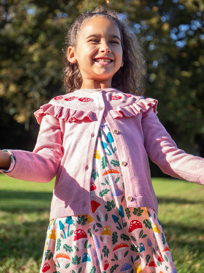 Romi Ruffle Cardigan
