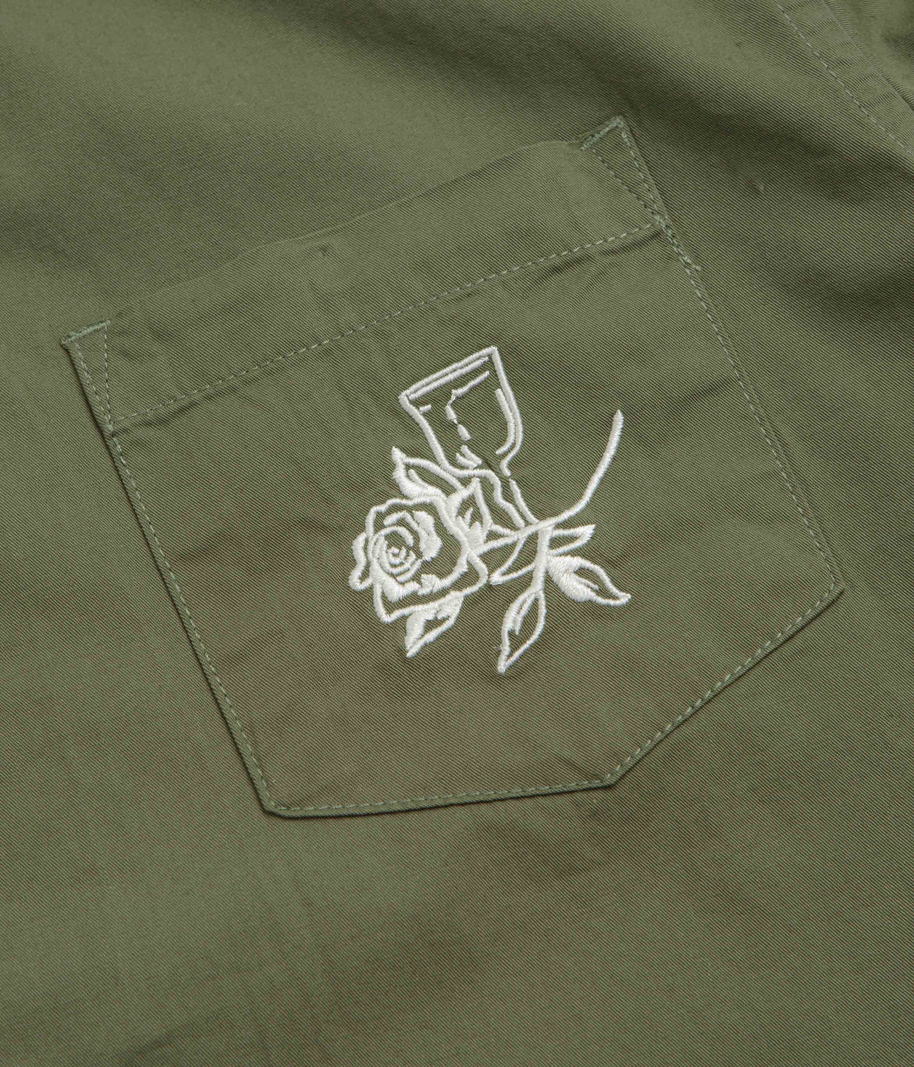 Service Works Border Short Sleeve Shirt - Olive