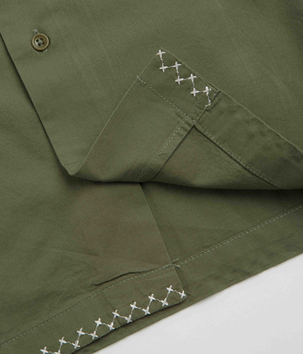 Service Works Border Short Sleeve Shirt - Olive