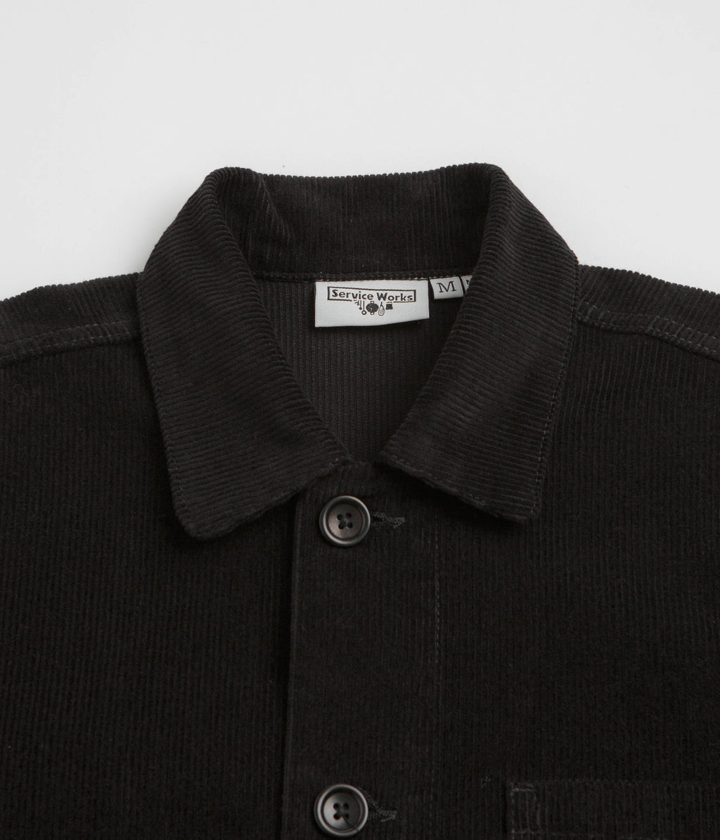Service Works Corduroy Chore Shirt - Black