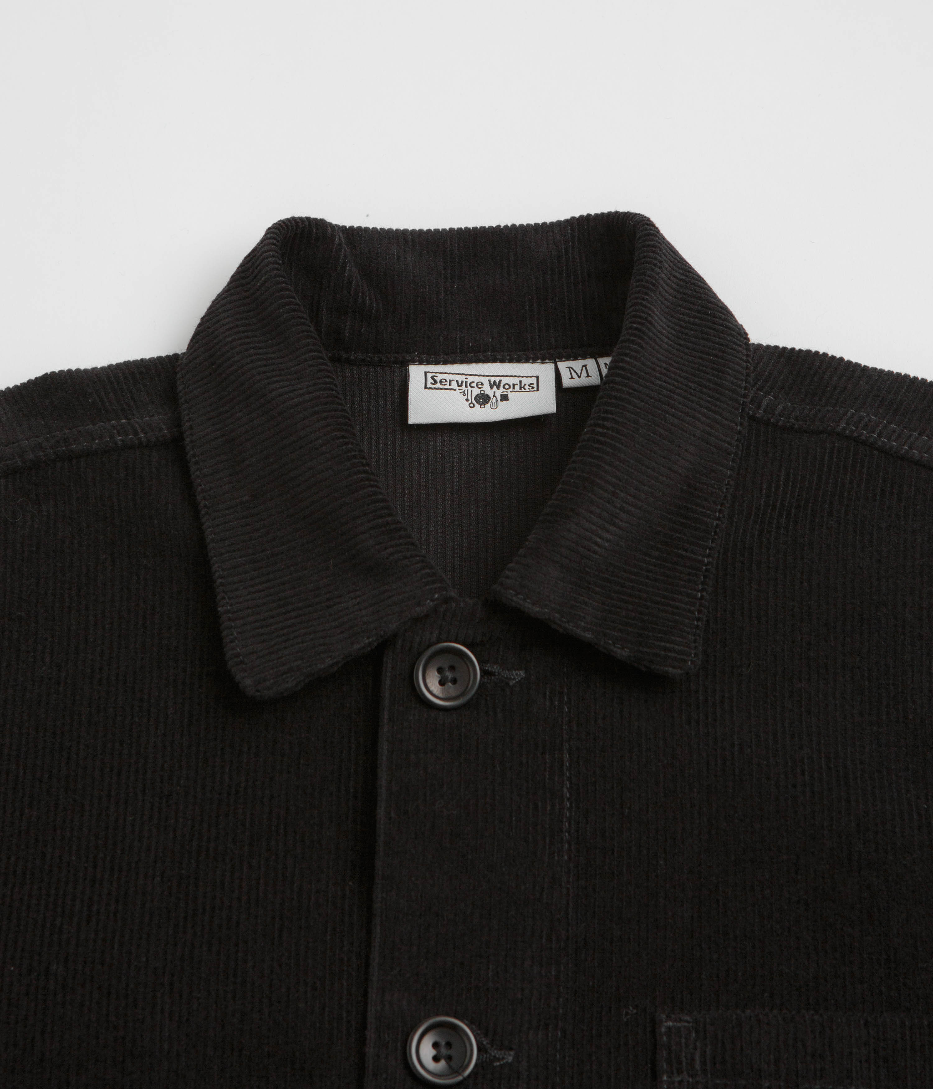 Service Works Corduroy Chore Shirt - Black