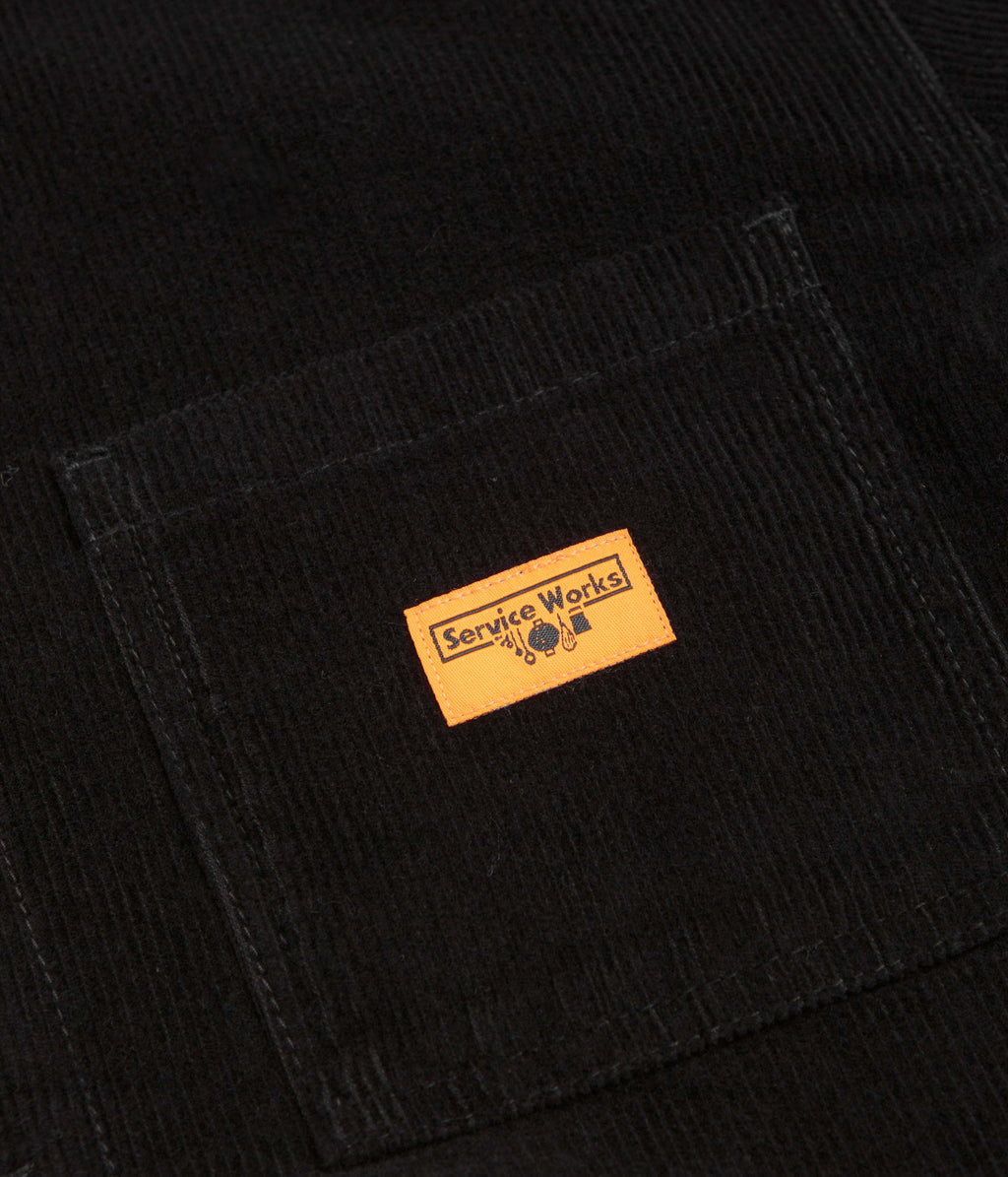 Service Works Corduroy Chore Shirt - Black