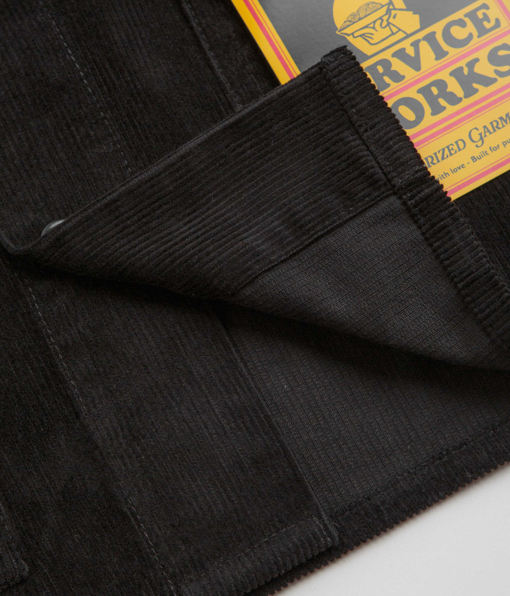 Service Works Corduroy Chore Shirt - Black