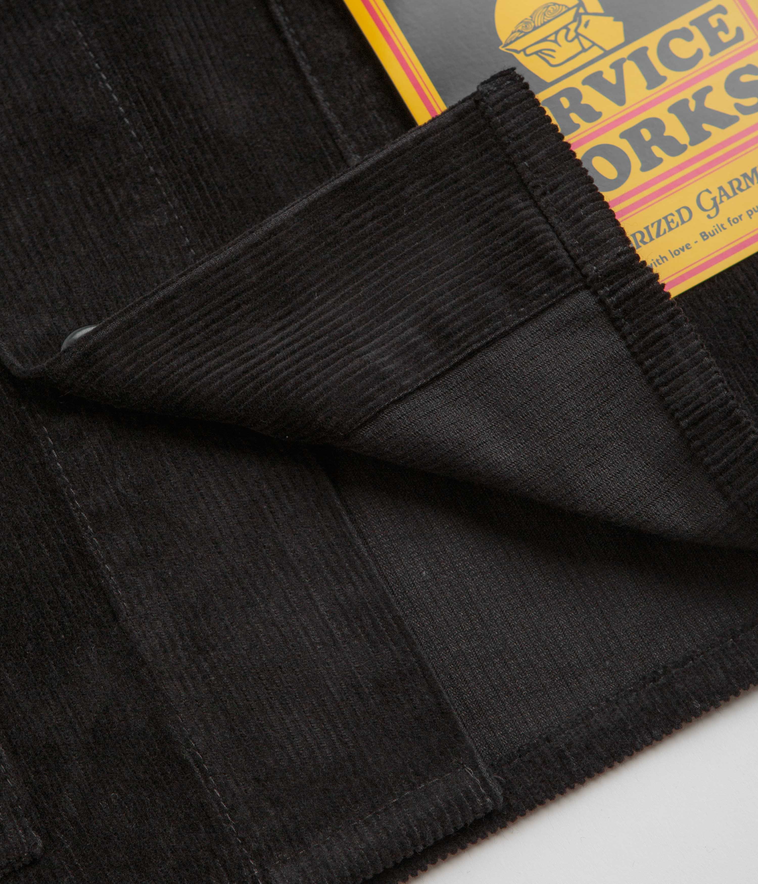 Service Works Corduroy Chore Shirt - Black