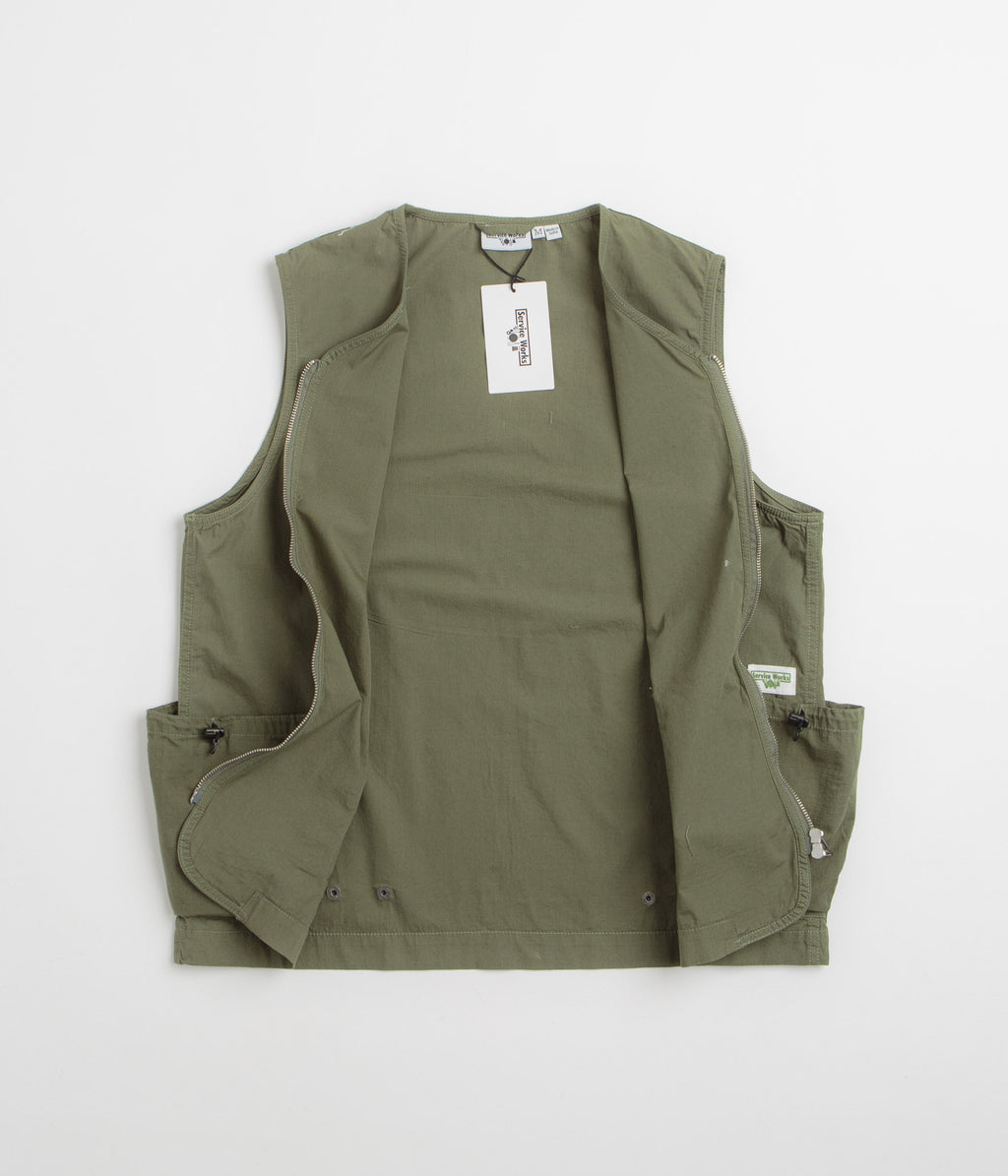 Service Works Gardener Vest - Olive