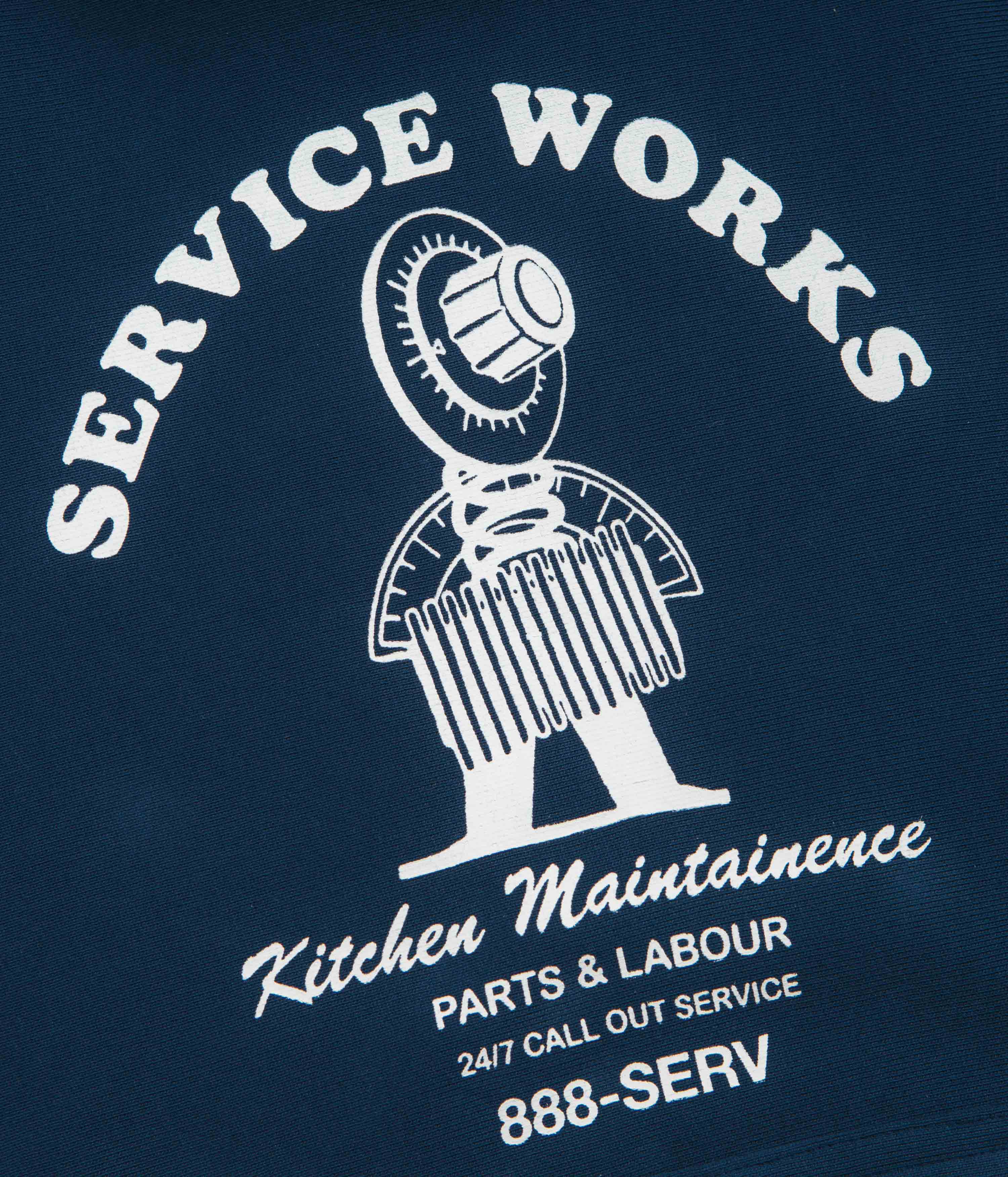 Service Works Maintenance Hoodie - Navy