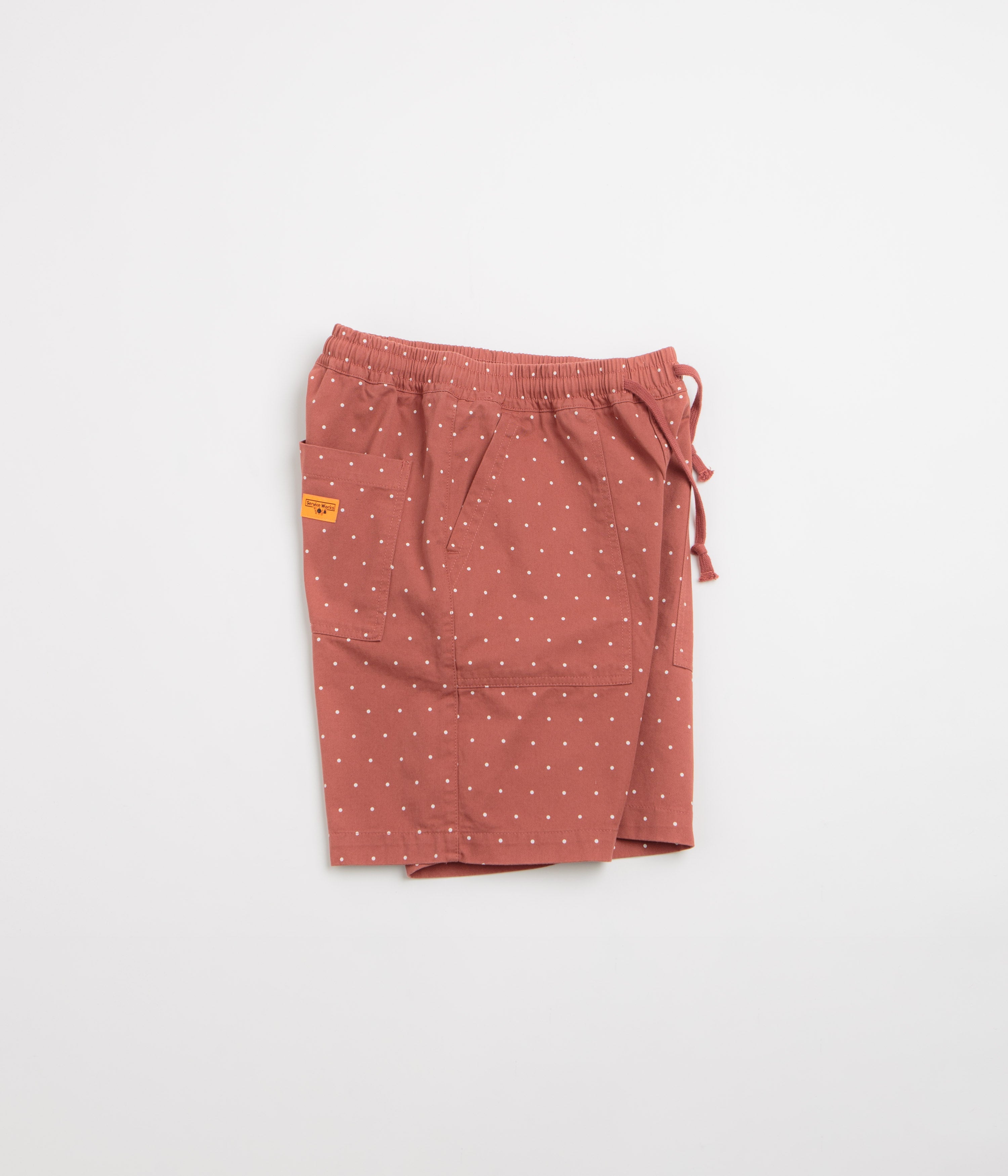 Service Works Polka Dot Chef Shorts - Clay