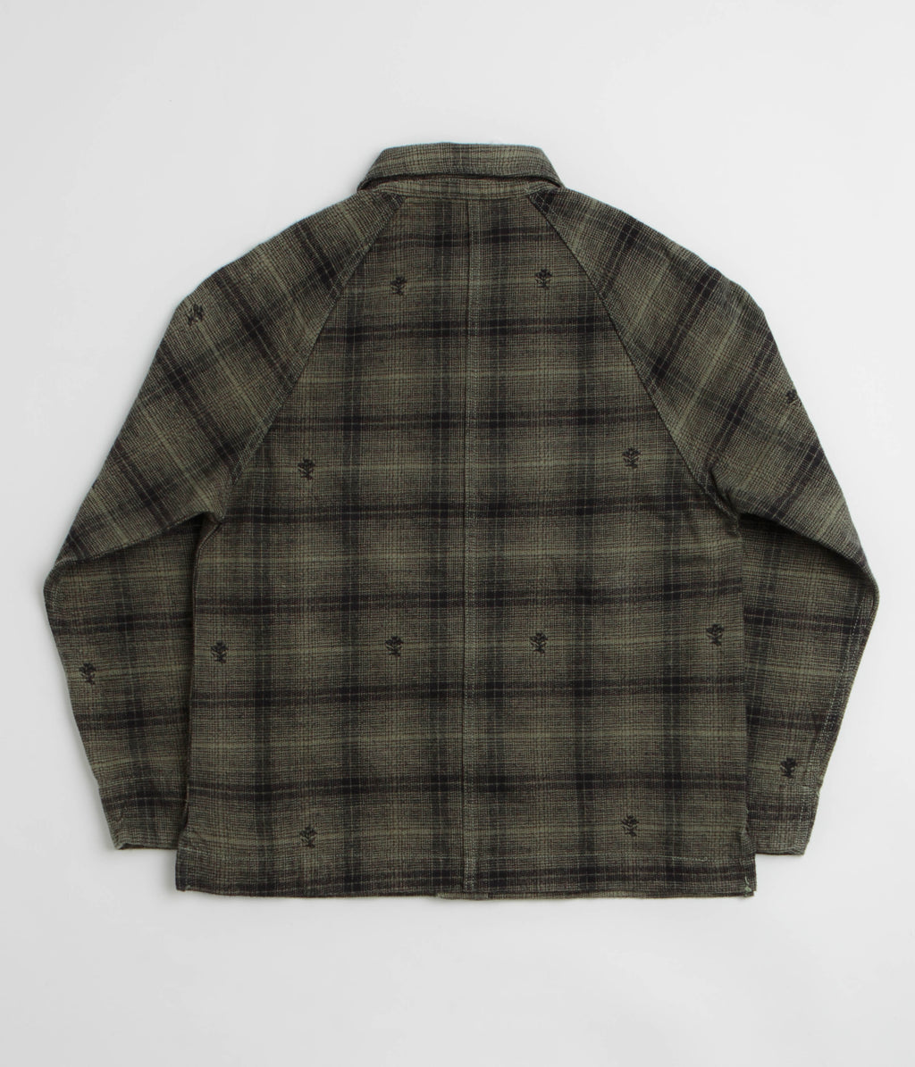Service Works Thistle Plaid FOH Jacket - Olive