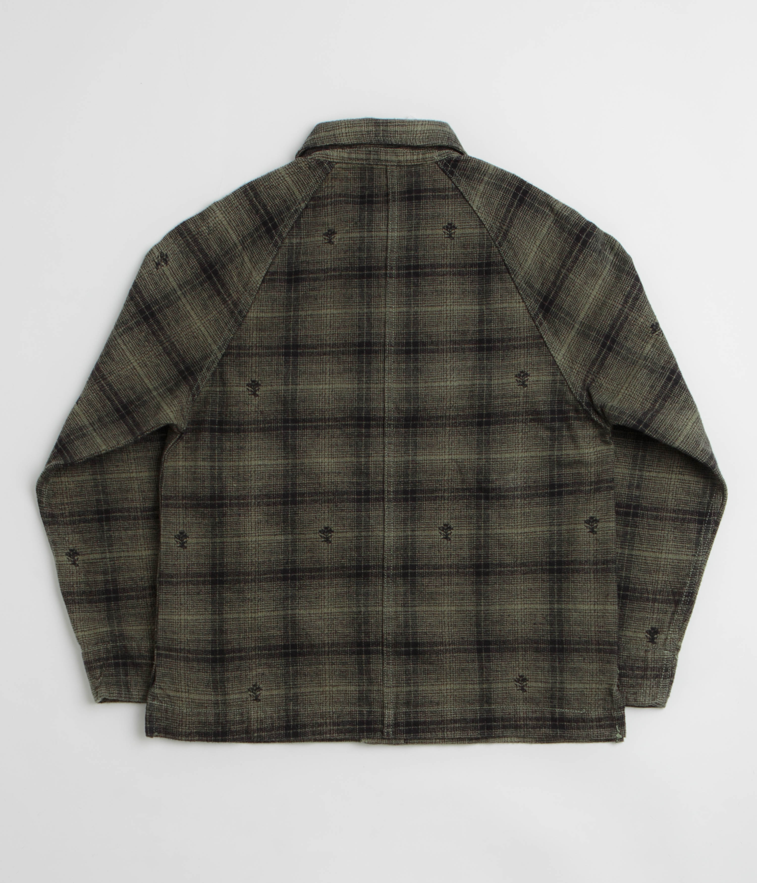 Service Works Thistle Plaid FOH Jacket - Olive