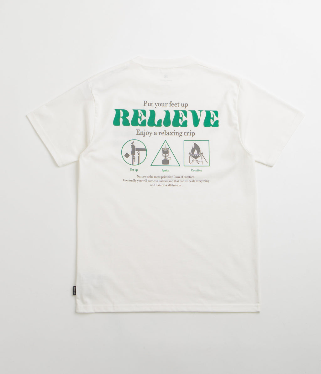 Snow Peak Camping Graphic T-Shirt - Off White