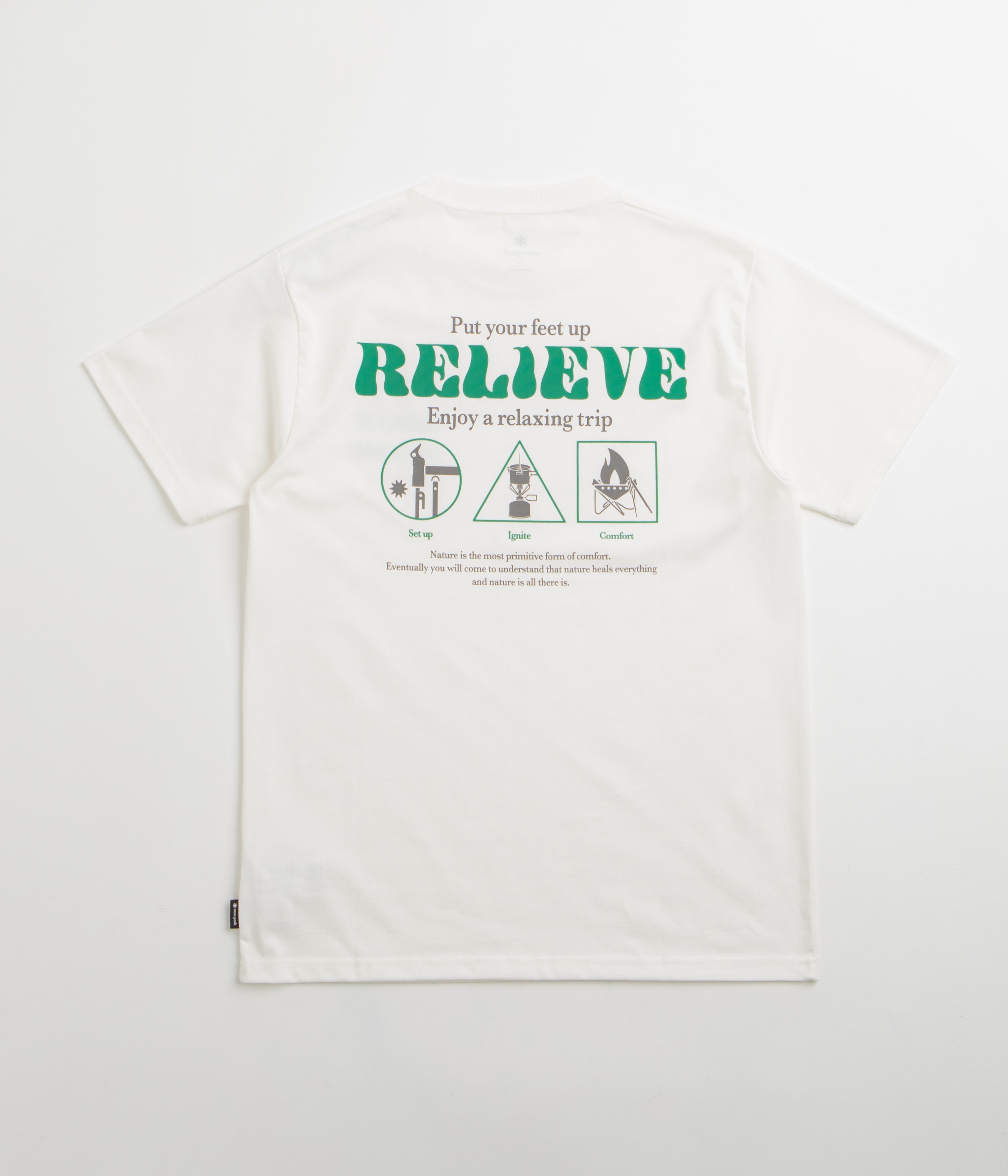 Snow Peak Camping Graphic T-Shirt - Off White