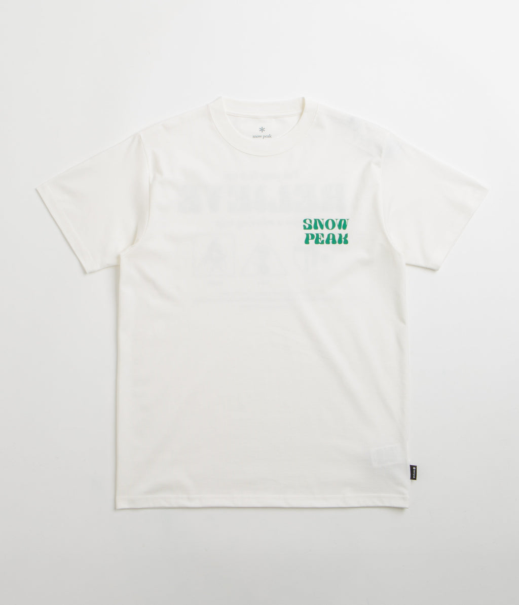 Snow Peak Camping Graphic T-Shirt - Off White