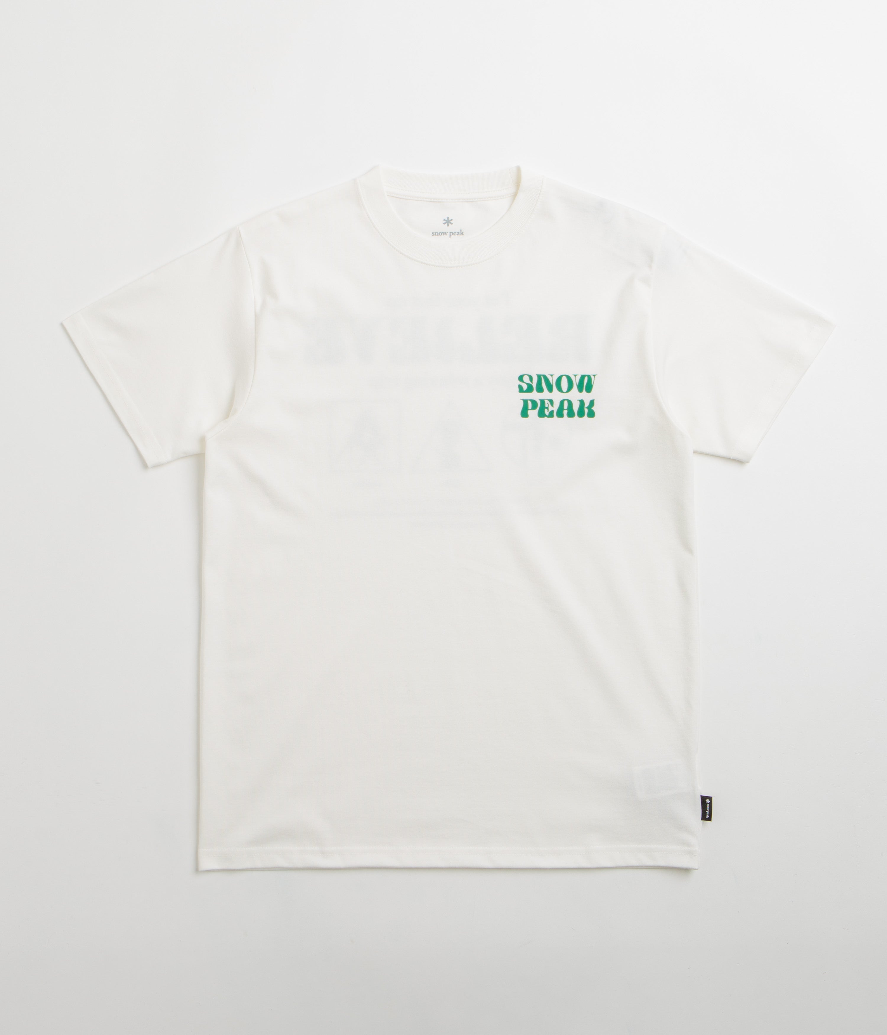 Snow Peak Camping Graphic T-Shirt - Off White