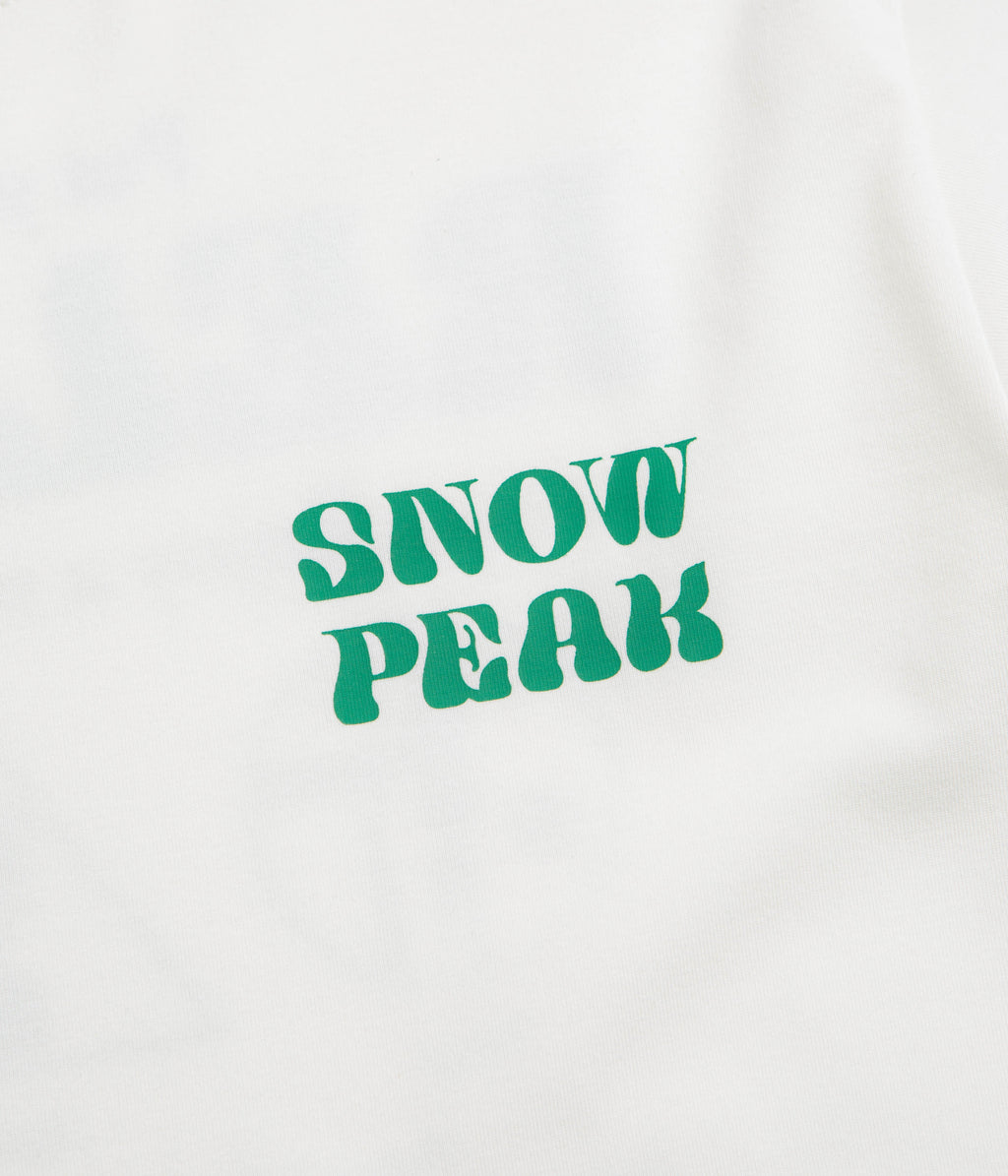 Snow Peak Camping Graphic T-Shirt - Off White