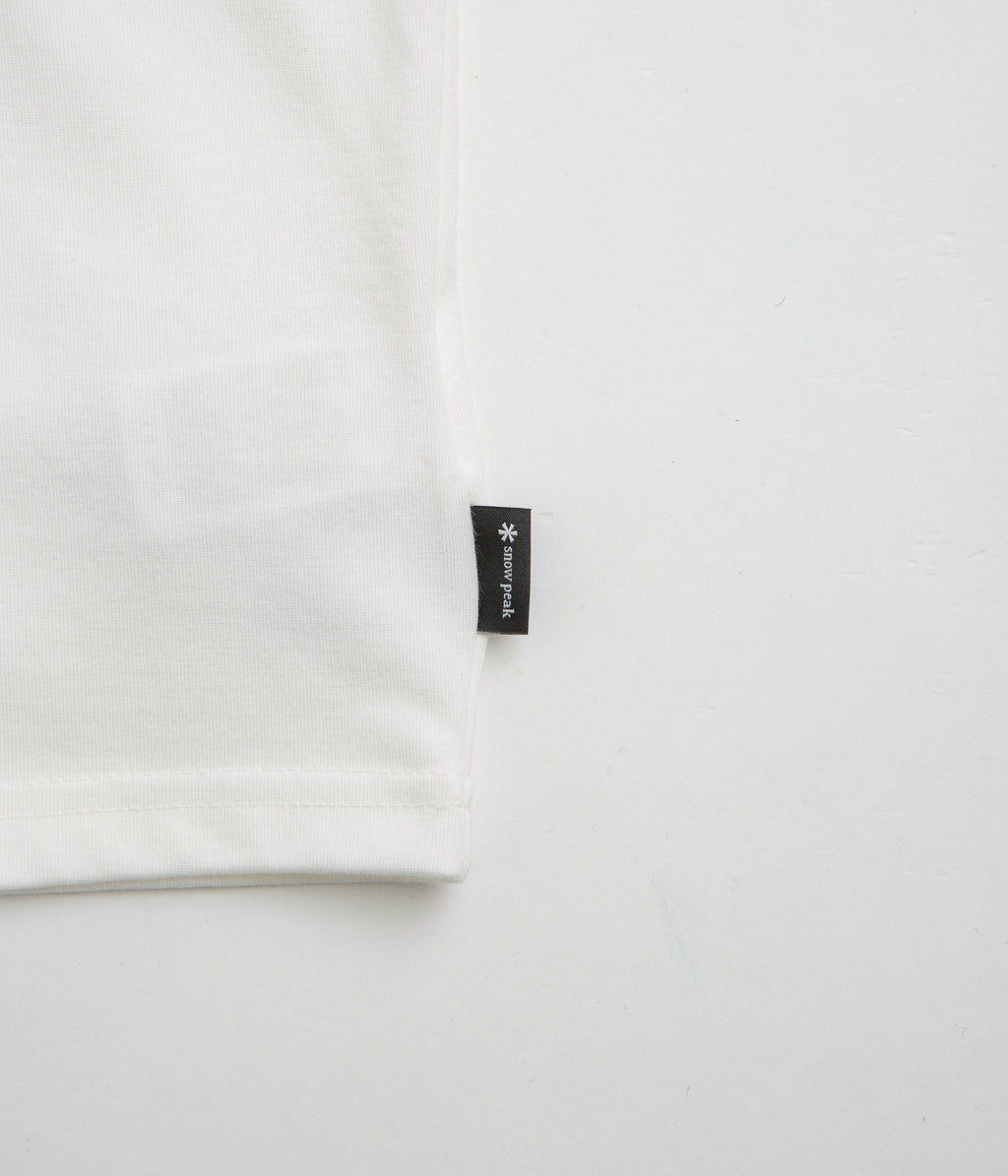 Snow Peak Camping Graphic T-Shirt - Off White