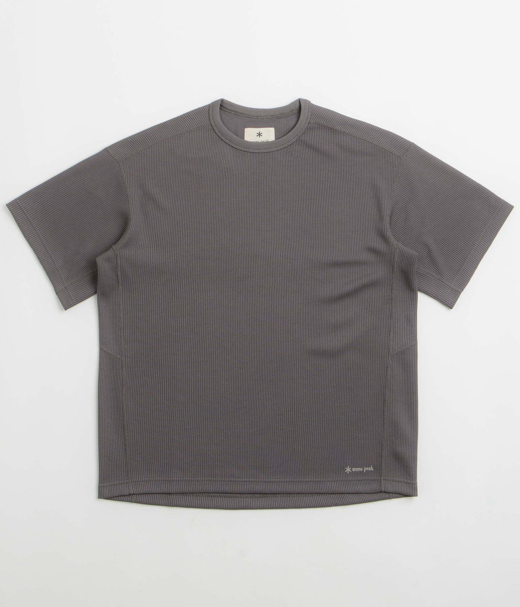 Snow Peak Dry Thermal T-Shirt - Charcoal